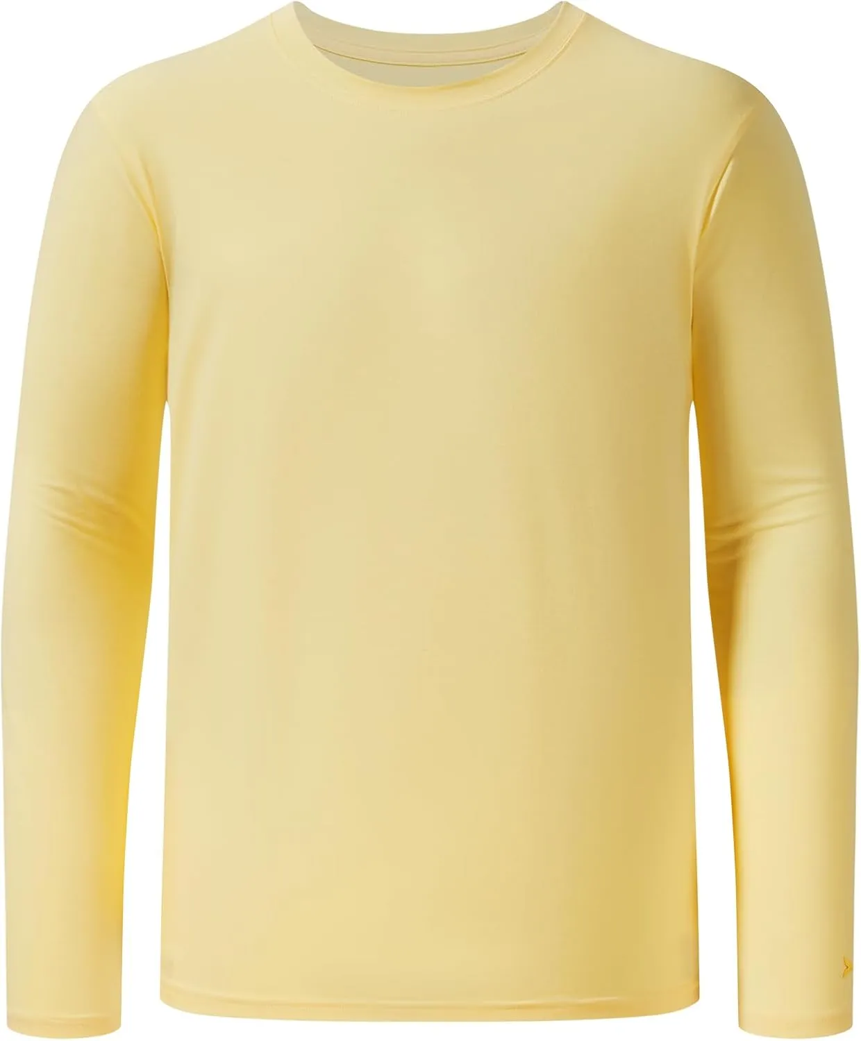 BASSDASH Men's Ultra Soft Cotton Blend UPF 50  Long Sleeve Fishing Shirt UV Sun Protection Casual Performance Tee