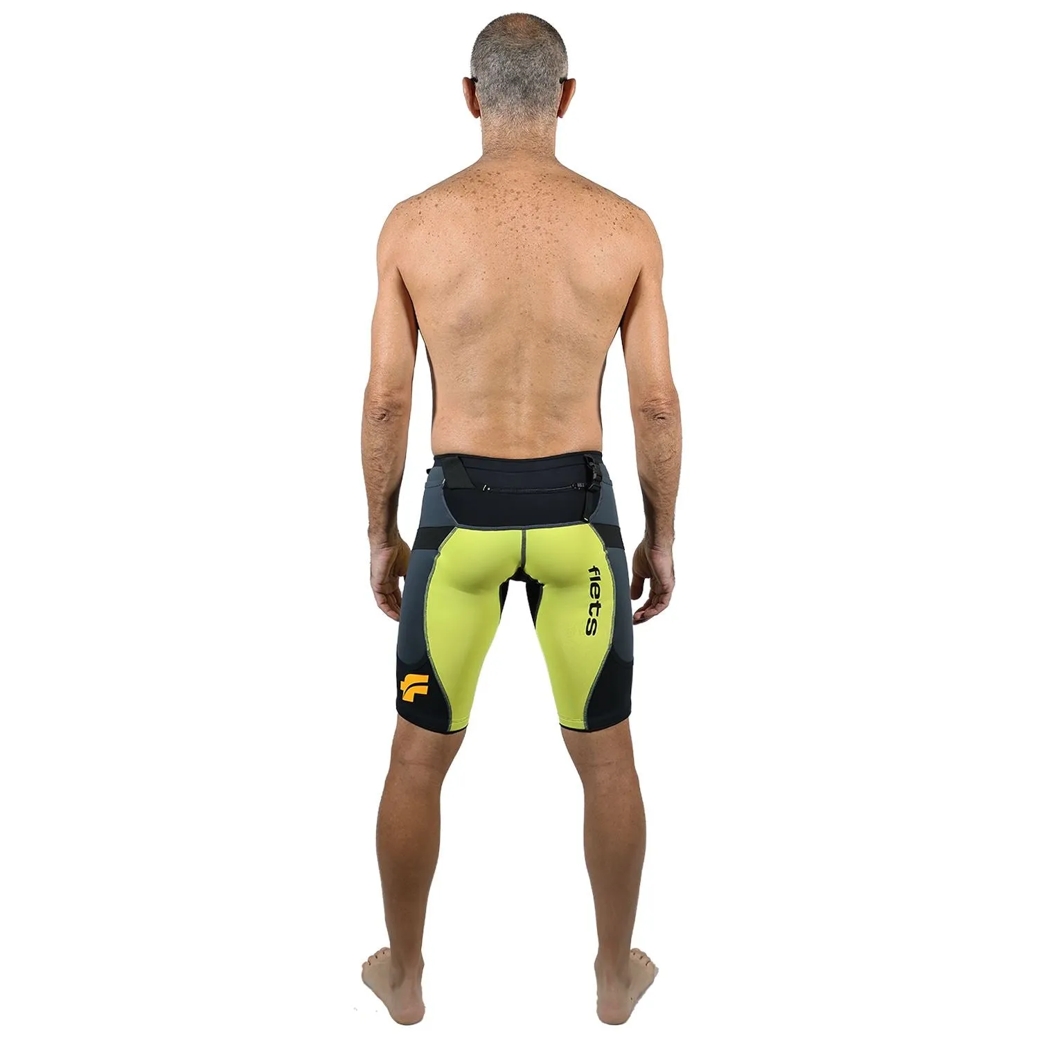 Bermuda TRAIL RUNNING Verde/Preto/Estanho - Masculina