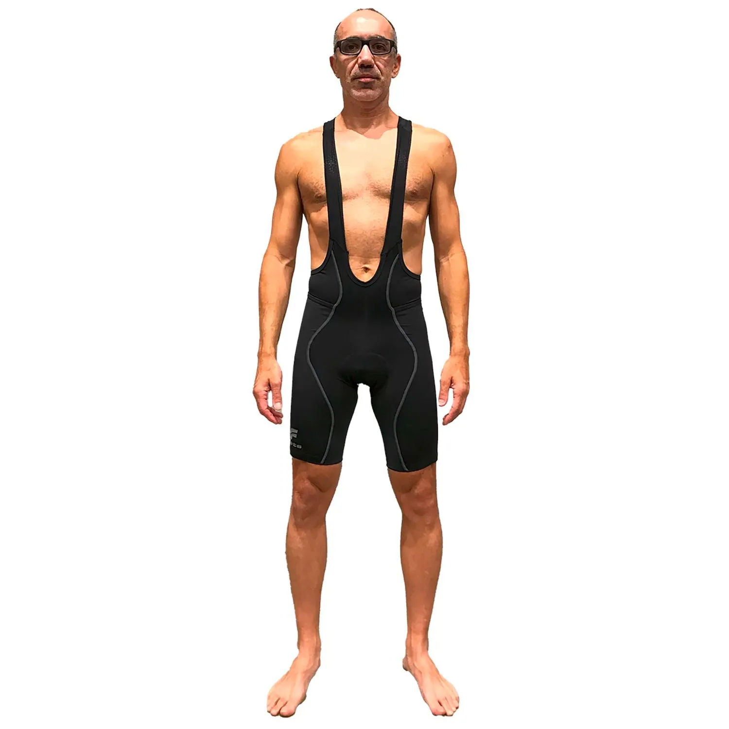 Bretelle NOVA CYCLETECH - Preto c/ ESTANHO l MASC