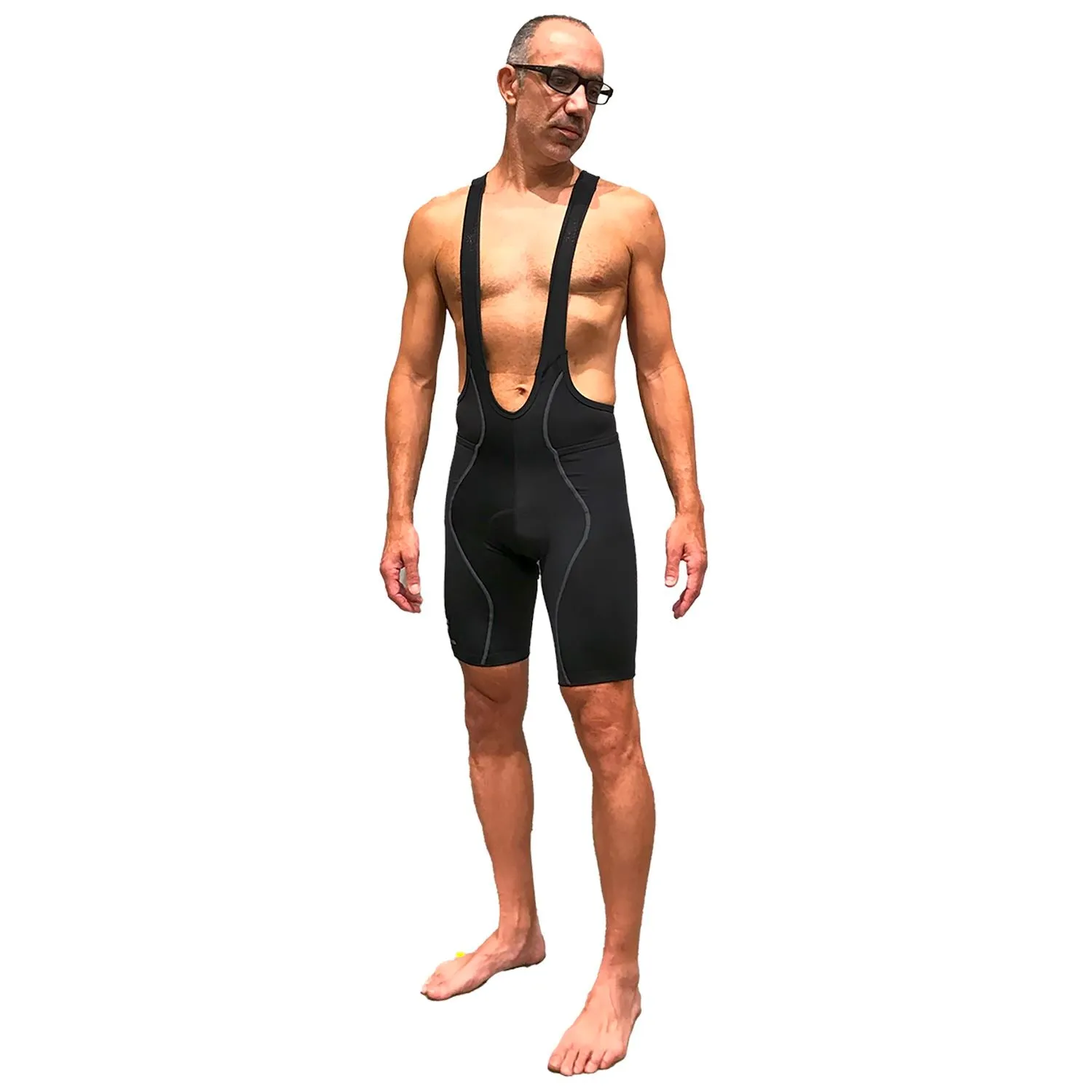 Bretelle NOVA CYCLETECH - Preto c/ ESTANHO l MASC