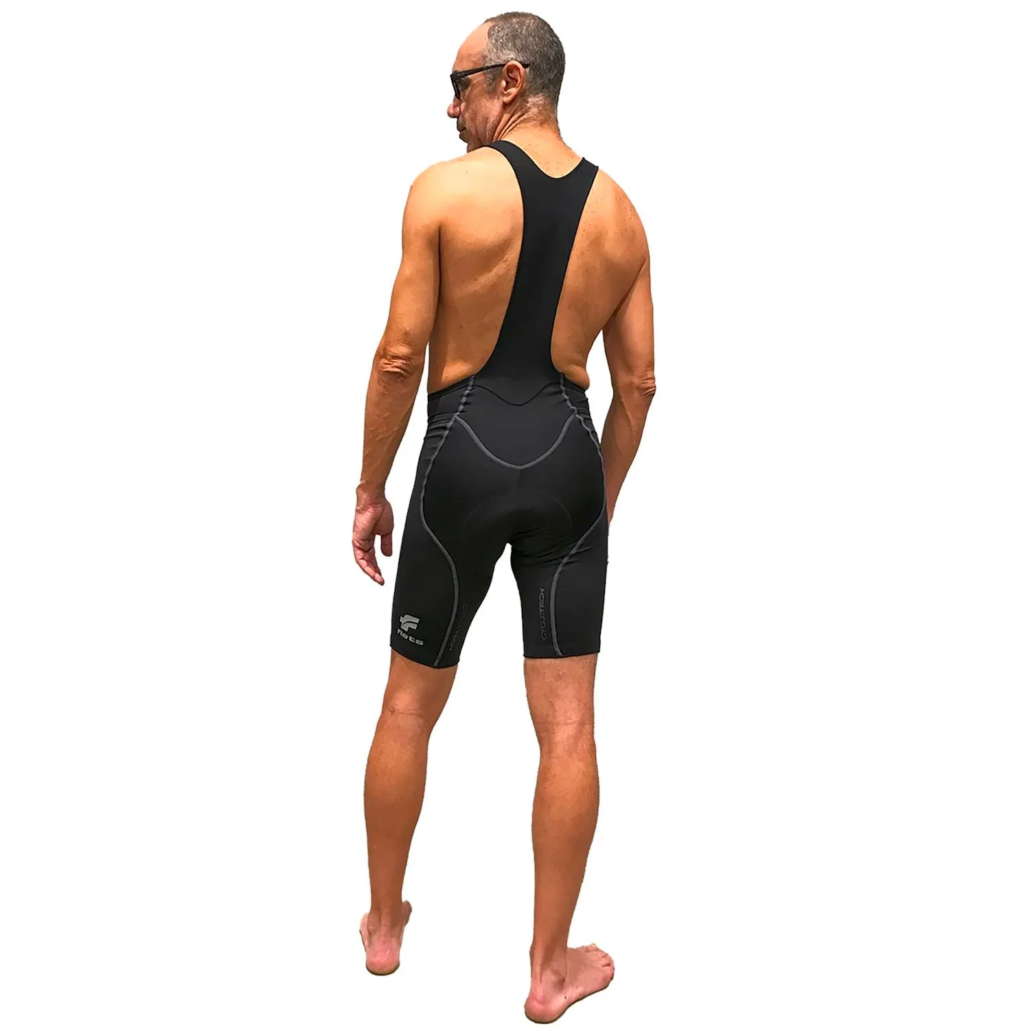 Bretelle NOVA CYCLETECH - Preto c/ ESTANHO l MASC