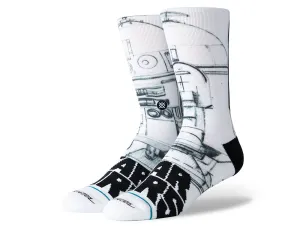 Calceta Stance Star Wars Mcquarrie R2D2 Hombre Blanco