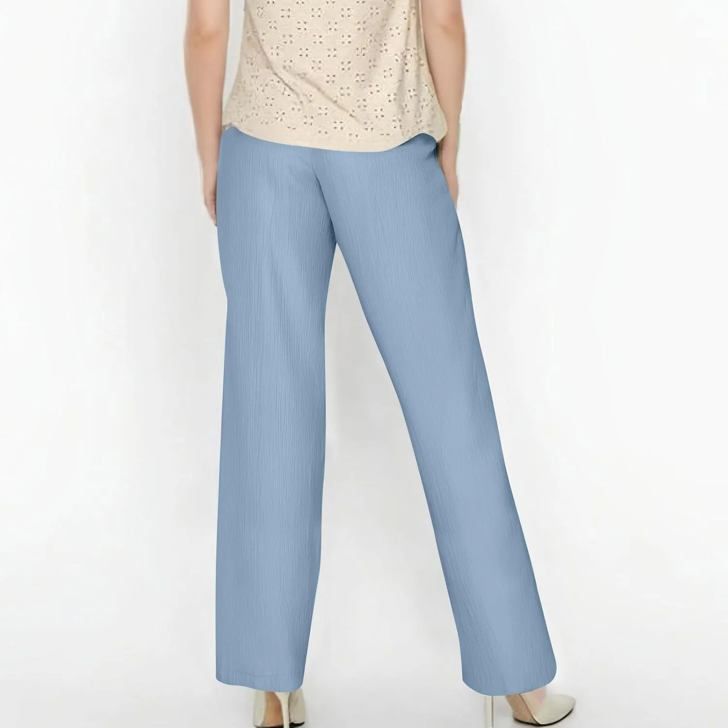 Cruise Pants for Women 2025 Vacation Outfits Drawstring Flowy Casual Pants with Pockets Wide Leg Lightweight Beach Sweatpants
