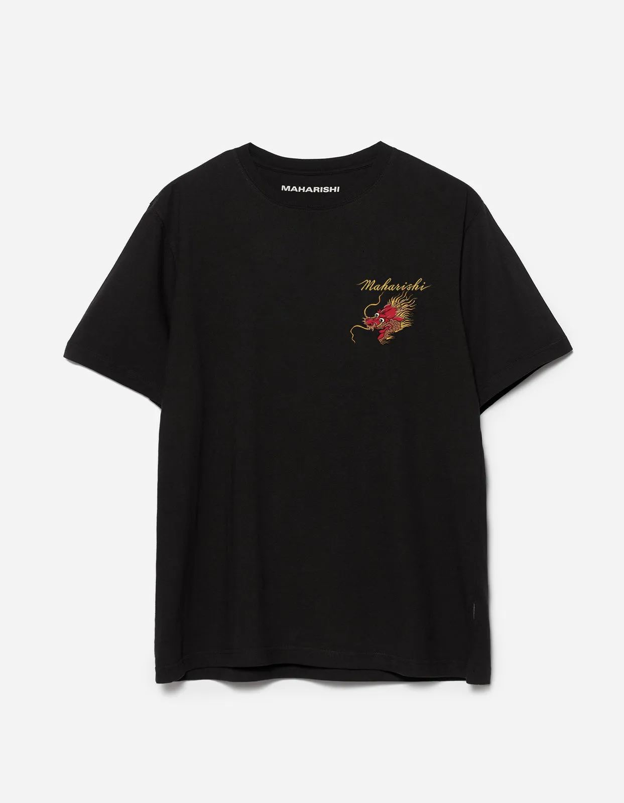 Dragon Map T Shirt Black