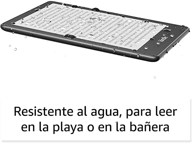 eBook - Amazon Kindle Paperwhite 2021, 6.8", 300 ppp, 16 GB, Wi-Fi, Con publicidad, Impermeable, Negro
