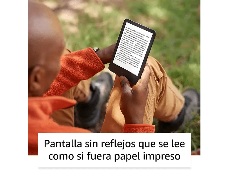 eReader - Amazon Kindle, Para eBook, 6", Doble de almacenamiento, 16 GB, 300 ppp, E-Ink, Azul vaquero