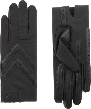 isotoner womens Spandex Shortie Touchscreen Gloves - Waterproof Winter Gloves