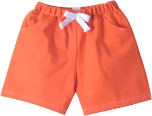 Kids Casual Cotton Shorts Preppy Shorts Boys Girls Relaxed Fit School Uniform Elastic Waist Solid Color Summer Clothes
