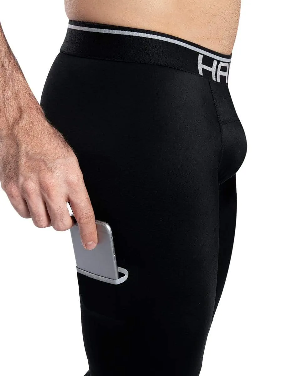 Licra Capri de Hombre Negro