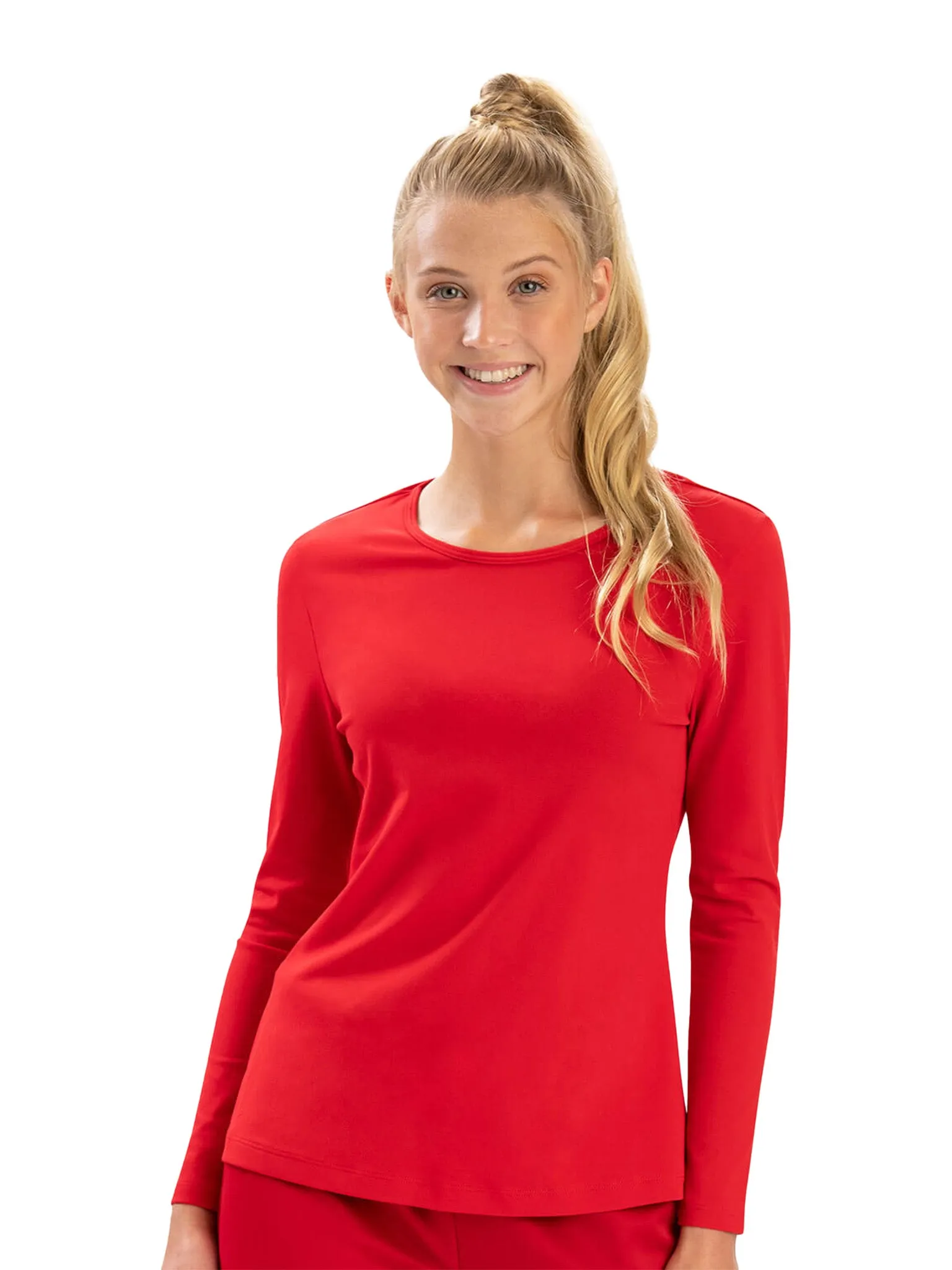 Lifeguard'' Rashguard Femme - Rouge