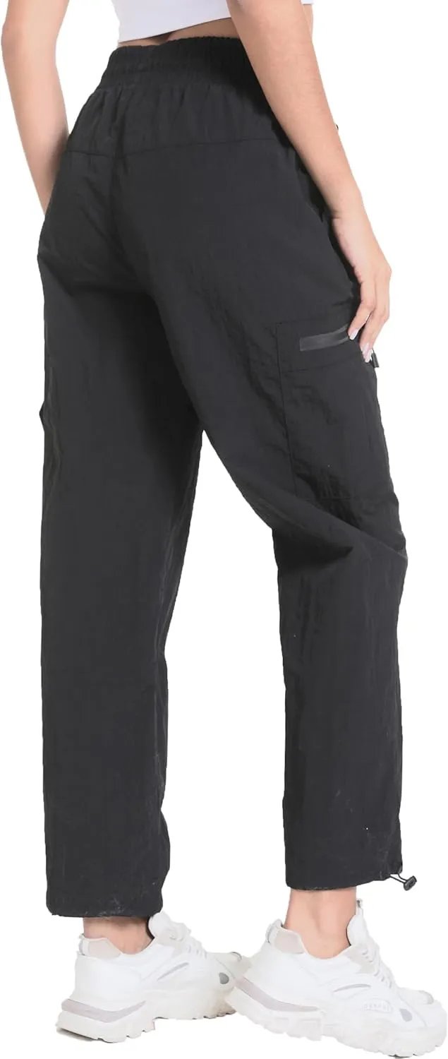 Lightweight Women Cargo Pants with Pockets Quick Dry Workout Athletic Travel Lounge Pantalones Outdoor Camping Hiking Pants