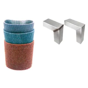 (Pack De 3) Bandas Grises 600# De Nylon 90*100Mm.