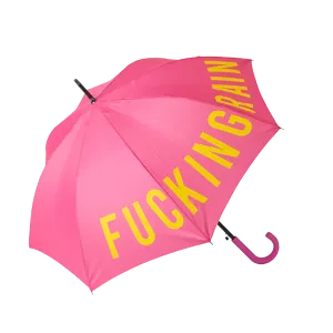 Paraguas "fucking Rain" Rosa
