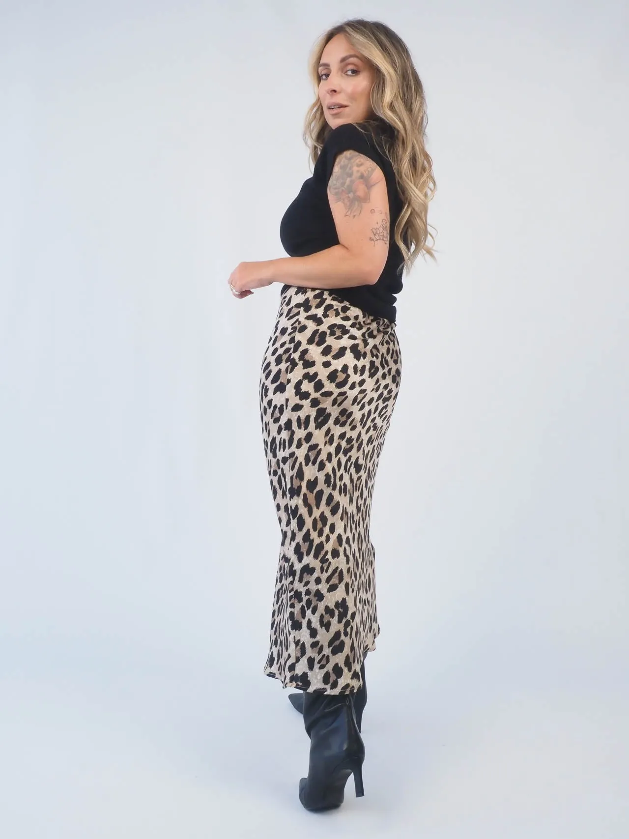 Saia Cetim Animal Print