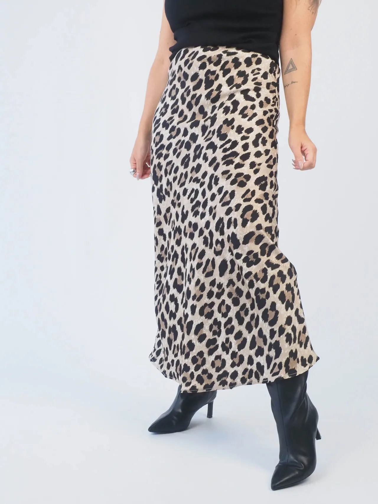 Saia Cetim Animal Print
