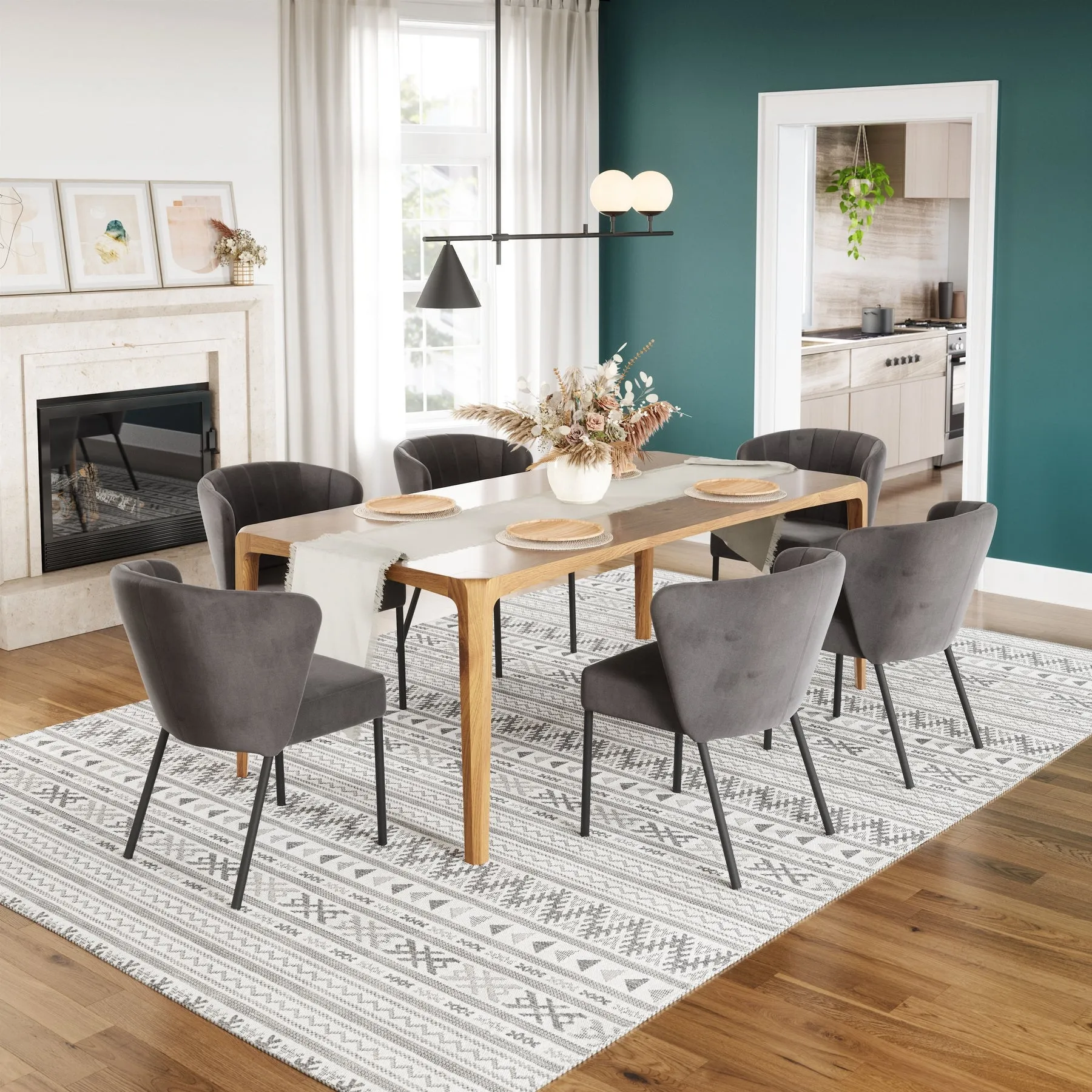 Silla de Comedor Aimee - Gris