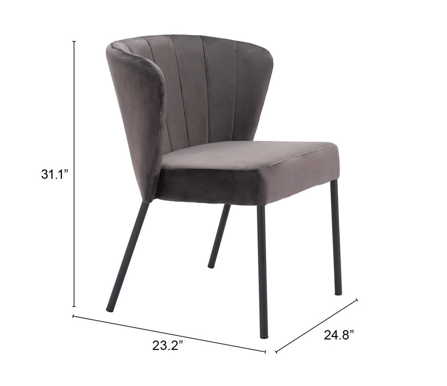 Silla de Comedor Aimee - Gris