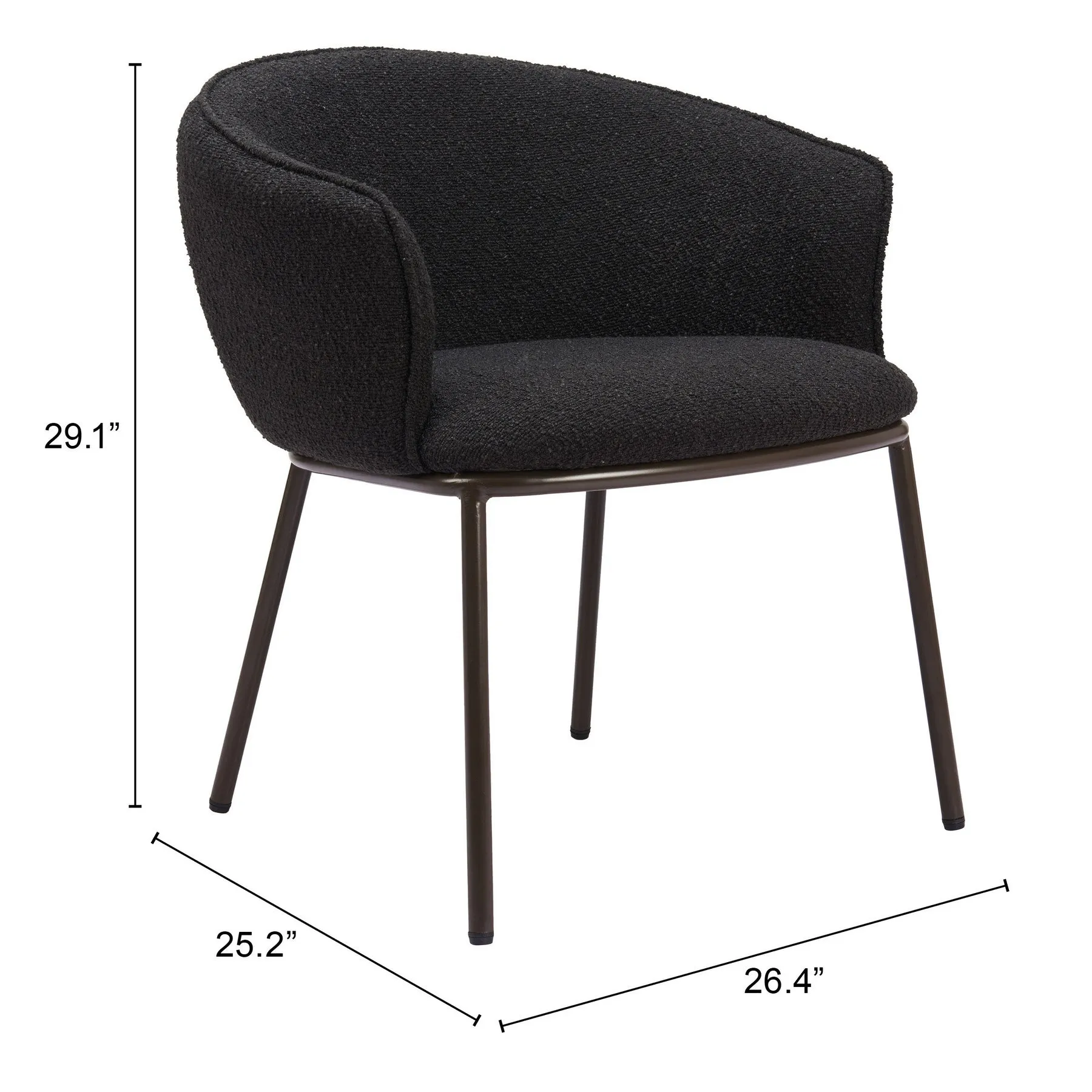 Silla de Comedor Essen - Negro