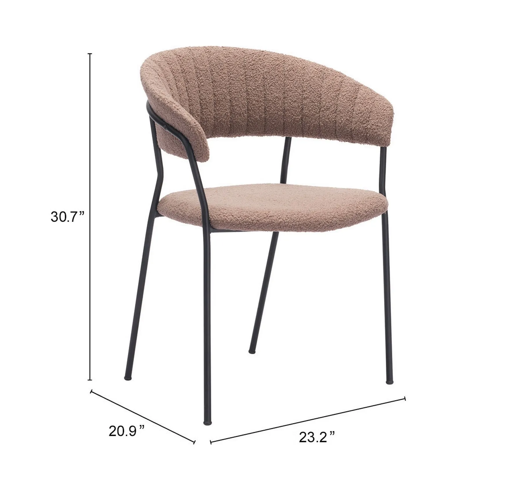 Silla de Comedor Josephine - Cafe