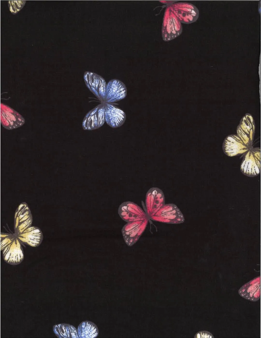 SUPER SOFT POLYESTER SPANDEX DBP / DTY BRUSHED BUTTERFLY [NFB200207-009]
