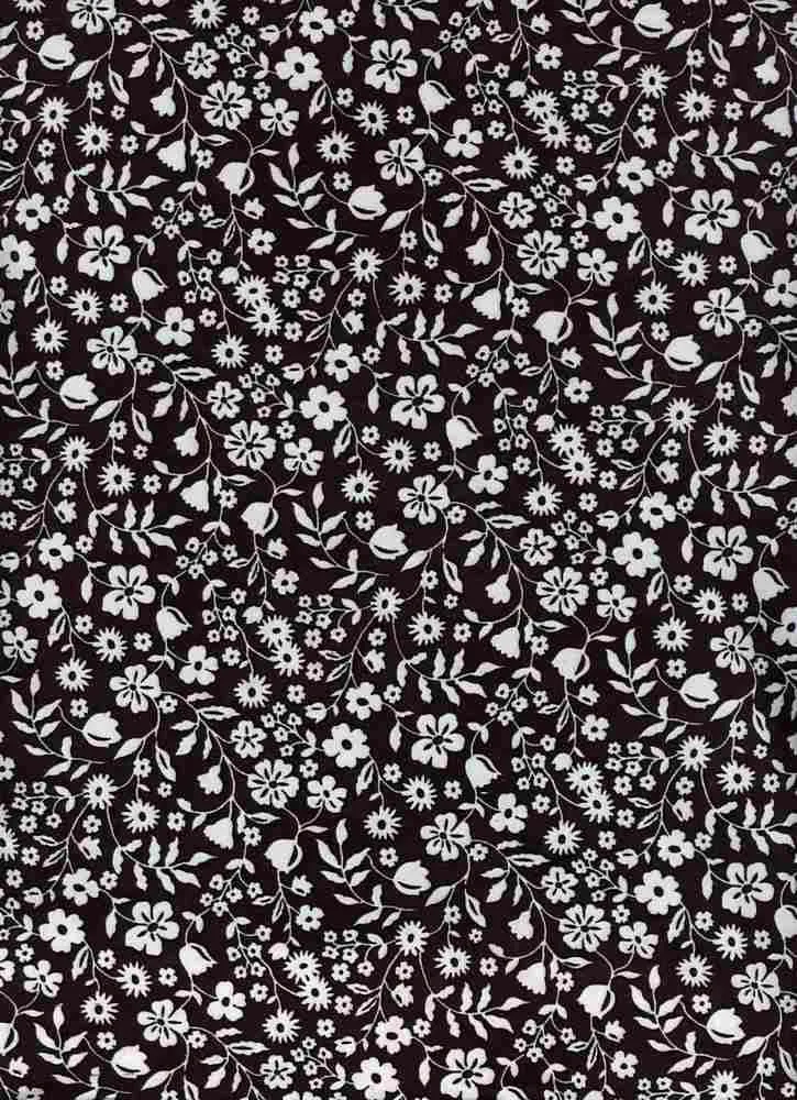 SUPER SOFT POLYESTER SPANDEX DBP / DTY BRUSHED FLORAL [NFF210325-009]