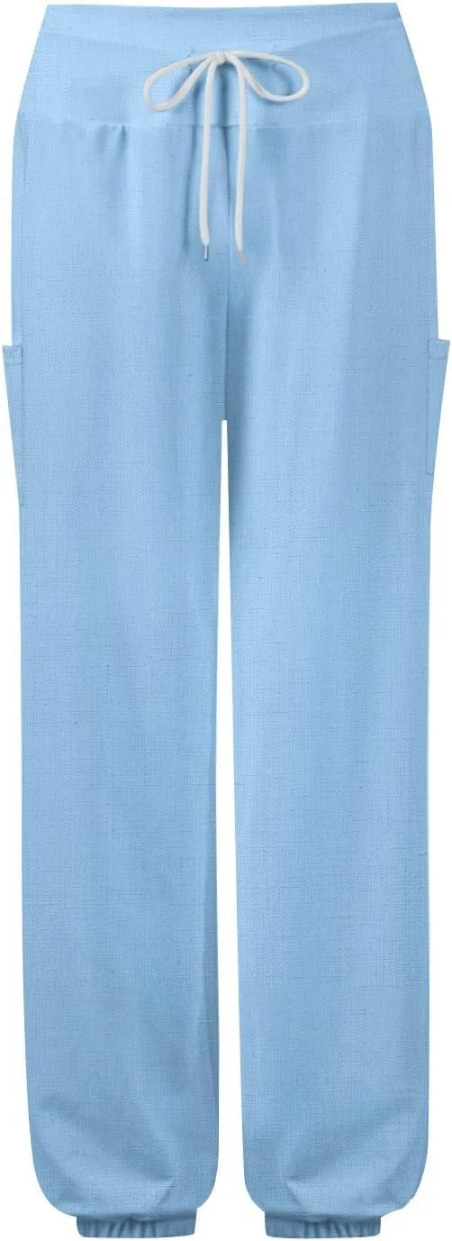 TWGONE Women's Harem Pants High Waist Yoga Comfy Bohemian Hippie Trousers with Pockets