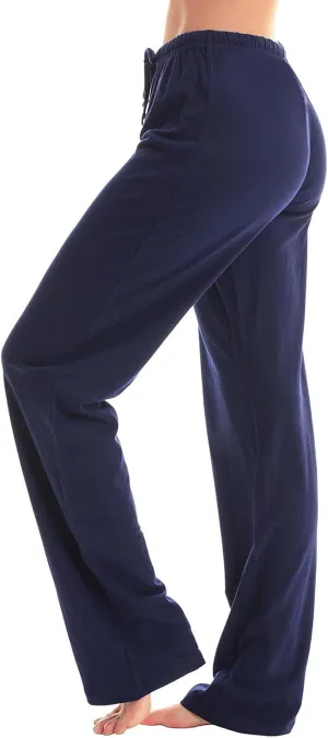 Women's Stretchy Straight Leg Dress Work Pants Business Office Casual Slacks with Pockets, S-3XL
