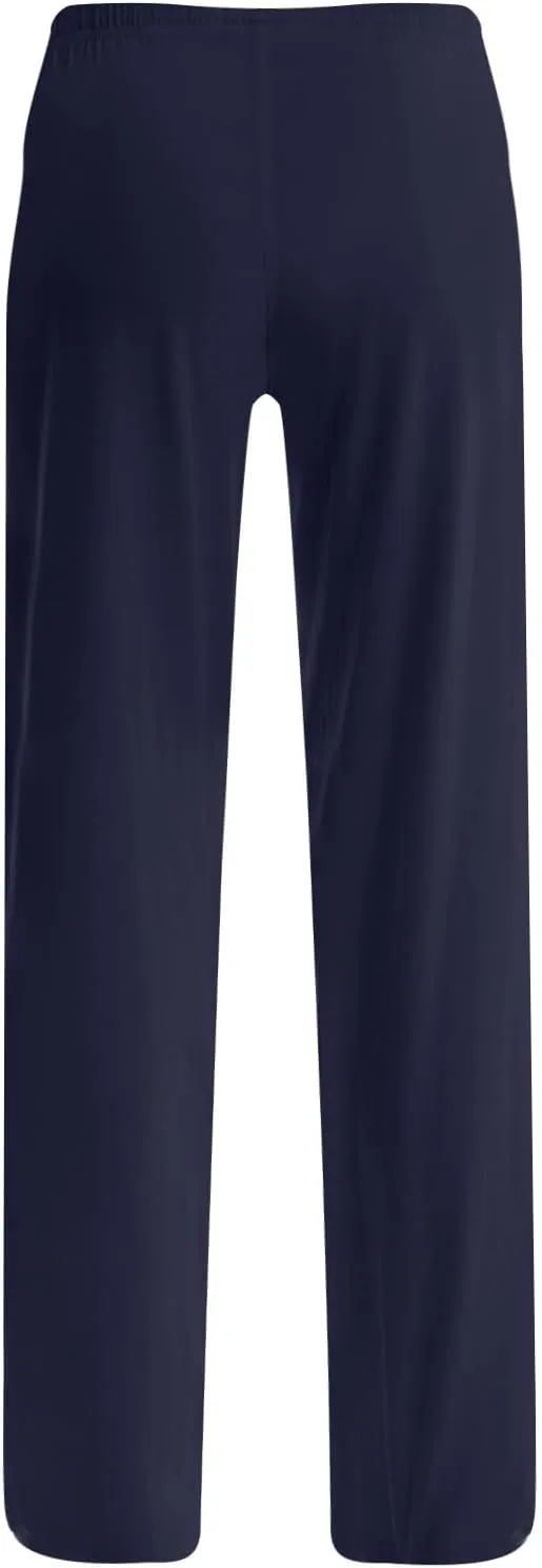Women's Stretchy Straight Leg Dress Work Pants Business Office Casual Slacks with Pockets, S-3XL