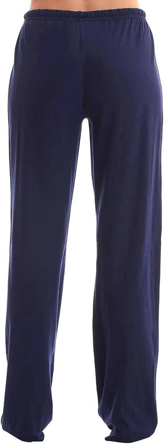 Women's Stretchy Straight Leg Dress Work Pants Business Office Casual Slacks with Pockets, S-3XL